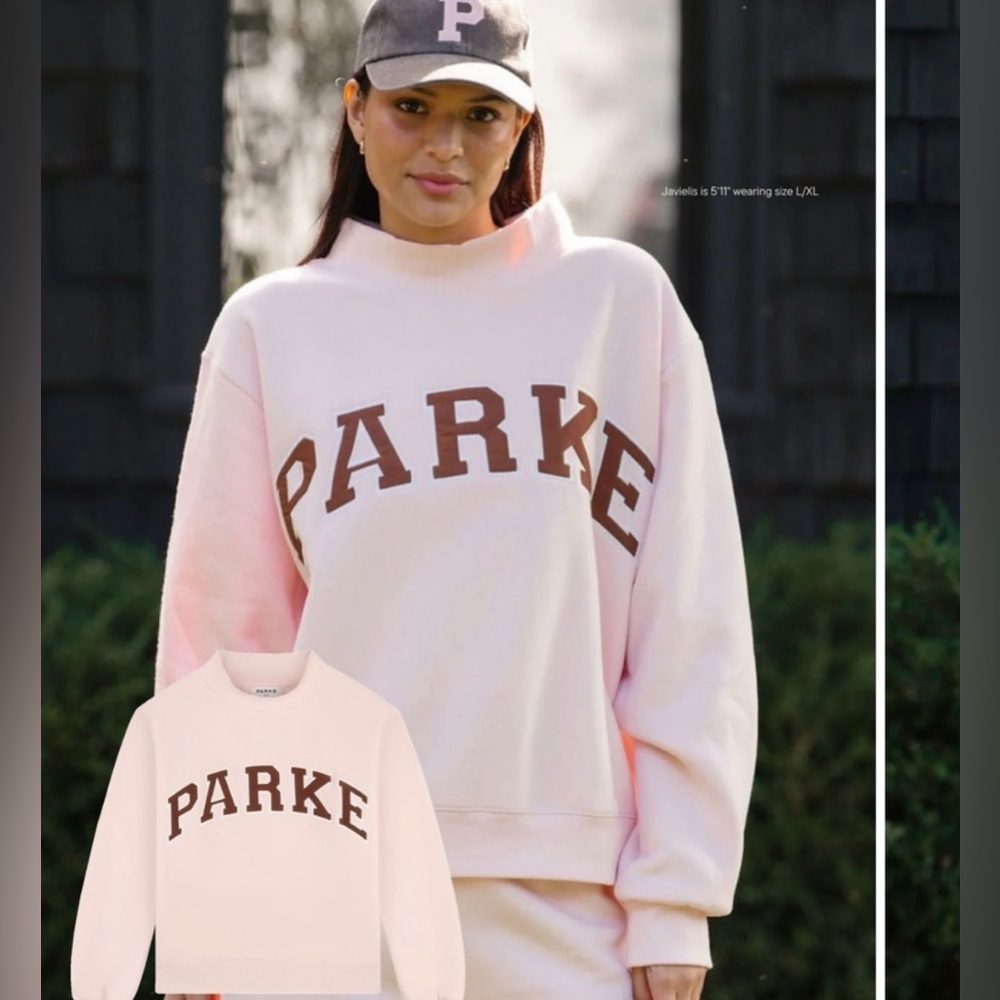 Pink & Brown Mockneck